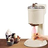 JMOUZHG Generische Softeismaschine, Küche Obst Eisrolle Dessert Maker, hal...