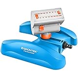 GRÜNTEK Mini - Rasensprenger mit 16 Düsen bis 378 m2 / 4069 ft2...