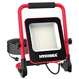 HYCHIKA LED Baustrahler, 50W 5500LM Arbeitsleuchte, LED Arbeitsleuchte mit...