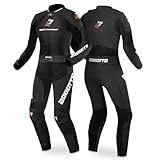 Bogotto Losail 2-Teiler Damen Motorrad Lederkombi, schwarz, 42