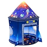 Raketen Kinderzelt für Drinnen Astronauten Raumschiff Spielzelt Kinder...