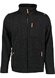 OS Trachten Orbis Herren Fleecejacke Strickfleecejacke Freizeitjacke mit...