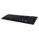 Logitech G915 LIGHTSPEED kabellose mechanische Gaming-Tastatur, Taktiler...