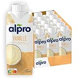 Alpro Sojadrink, Vanillegeschmack, Pflanzlicher Drink, Vegan, Laktosefrei,...