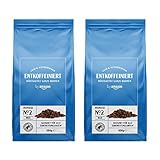 by Amazon Entkoffeinierte Kaffeebohnen Decaffeinato, Leichte Röstung, 1 kg...