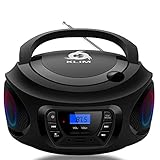 KLIM Boombox Radio mit CD Player - NEU 2024 - FM-Radio, CD Player,...