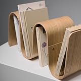 Plydesign® Meander Buchstütze – Elegante, Designer-Buchstütze aus...