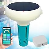 Smart Wassertester - 7-in-1 Bluetooth-Monitor mit Solarladung, WLAN und...