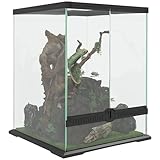 PawHut Terrarium für Reptilien Reptil Fütterungsbox mit...