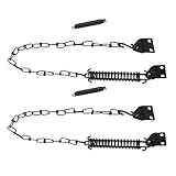 Alipis 2 Stück Türkettenschloss aus Metall mit Winddichter...