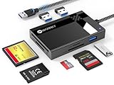 USB 3.0 Kartenlesegerät, WARRKY Highspeed 7 in 1 SD Kartenleser USB 3.0...