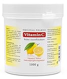 Vitamin C Pulver - Reine Ascorbinsäure - Apotheken Qualität 1 kg | 1 Dose...