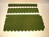Martinshof Rothenburg Diakoniewerk Mini Dachschindeln Rund (41 mm) - Set -...