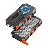 Fandealo Wireless Solar Power Bank – 27000mAh 22,5W Powerbank with 2...