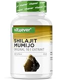 Mumijo Shilajit - 300 Kapseln - Hochdosiert mit 1500 mg pro Tagesportion -...