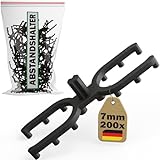 Abstandhalter Terrassendielen 200 Stück für 7mm Fuge - Distanzhalter aus...