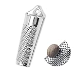 Muskatreibe mit Behälter und Muskatnüssen, Edelstahl Silber Muskatnuss...