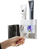 Zosenyer Zahnpastaspender, Toothbrush Holder, Doppelter Toothpaste...