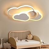 YUEEU Led Deckenleuchte Schlafzimmer Kinderzimmerlampe, Kreative Wolke...