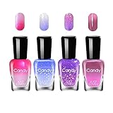 4PCS Nagellack mit Temperaturänderung Farbtemperaturregelung Nagellack -...