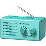 Transistorradio – AM FM Tragbares Radio mit Bestem Empfang, Eingebautem...