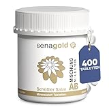 Senagold Schüßler Salze Komplex Nr. 4-8-9-10 D6 – 400 Tabletten –...