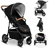 LIONELO Natt Kinderwagen Buggy bis zu 22 kg Verstellbarer Griff und...