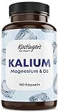 Kalium Magnesium D3 hochdosiert (180 Kapseln) Elektrolyte Komplex mit 1697...