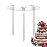 Kuchendübel – Dessert-Stützstäbe | Kuchen-Etagen-Stützen zum Stapeln...