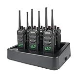 Retevis RT648H Walkie Talkie mit 6-Wege-Ladung, PMR446 Funkgerät 3-Proof,...