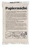 GLOREX 6 0902 02 - Papiermaché elfenbein, Pappmaché im Beutel,...