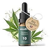 naturacbd Hanföl10 Extra Starkes und Hochdosiertes Hanfsamenöl mit 10ML...