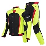 RCLONGEU Motorrad Protektorenjacke Anzug Panzer Protektorenhemd Hose...