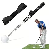 Puedno Einziehbare Golf Trainingshilfen mit Golfschwung-Armband, Telescopic...