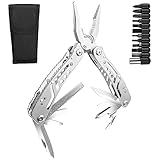 Gvolatee Multitool Werkzeug 11 in 1, Faltbares Edelstahl Multifunktionale...
