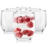 Glasmark KROSNO 1992 Trinkgläser Set Gläser 6 Stück 280 ml Wassergläser...