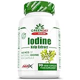 AMIX IODINE (Jod), Kelp-Extrakt, 90 Vege-Kapseln