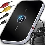Retoo AUX Bluetooth Adapter RCA 2 in 1 Wireless Sender Empfänger...