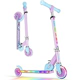 BELEEV V2 Roller Kinder Scooter 6 Jahre, Upgrade mit LED Leuchtenden...