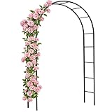 Gardebruk® Rosenbogen 240x140x37cm Metall Stabil Wetterfest Garten...