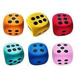 6 Stück Große Schaumstoffwürfel Für Erwachsene Kinder, 3.8 cm Jumbo...