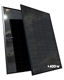 ESUNRA Create your Energy - 430VA bifaziale Solarpaneele - ALL BLACK -...