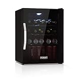Klarstein Mini Kühlschrank mit Glastür, für Zimmer,...