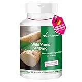Wild Yams Extrakt 440mg - 120 Tabletten ! 4-MONATS-VORRAT ! 20% Diosgenin -...