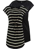 ONLY Damen Sommer Mini Kleid onlMAY S/S Dress 2er Pack Grösse XS S M L XL...