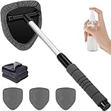 Tourgoing Windshield Cleaning Tool, Extendable Car Windshield Cleaner Tool...