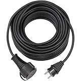 Brennenstuhl BREMAXX Verlängerungskabel (15m Kabel in schwarz, für den...