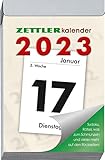 Tagesabreißkalender L 2023 - 6,6x9,9 cm - 1 Tag auf 1 Seite - mit Sudokus,...