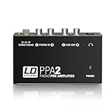 LD Systems PPA 2 Phono-Vorverstärker und Entzerrer LDPPA2, schwarz