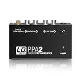 LD Systems PPA 2 Phono-Vorverstärker und Entzerrer LDPPA2, schwarz